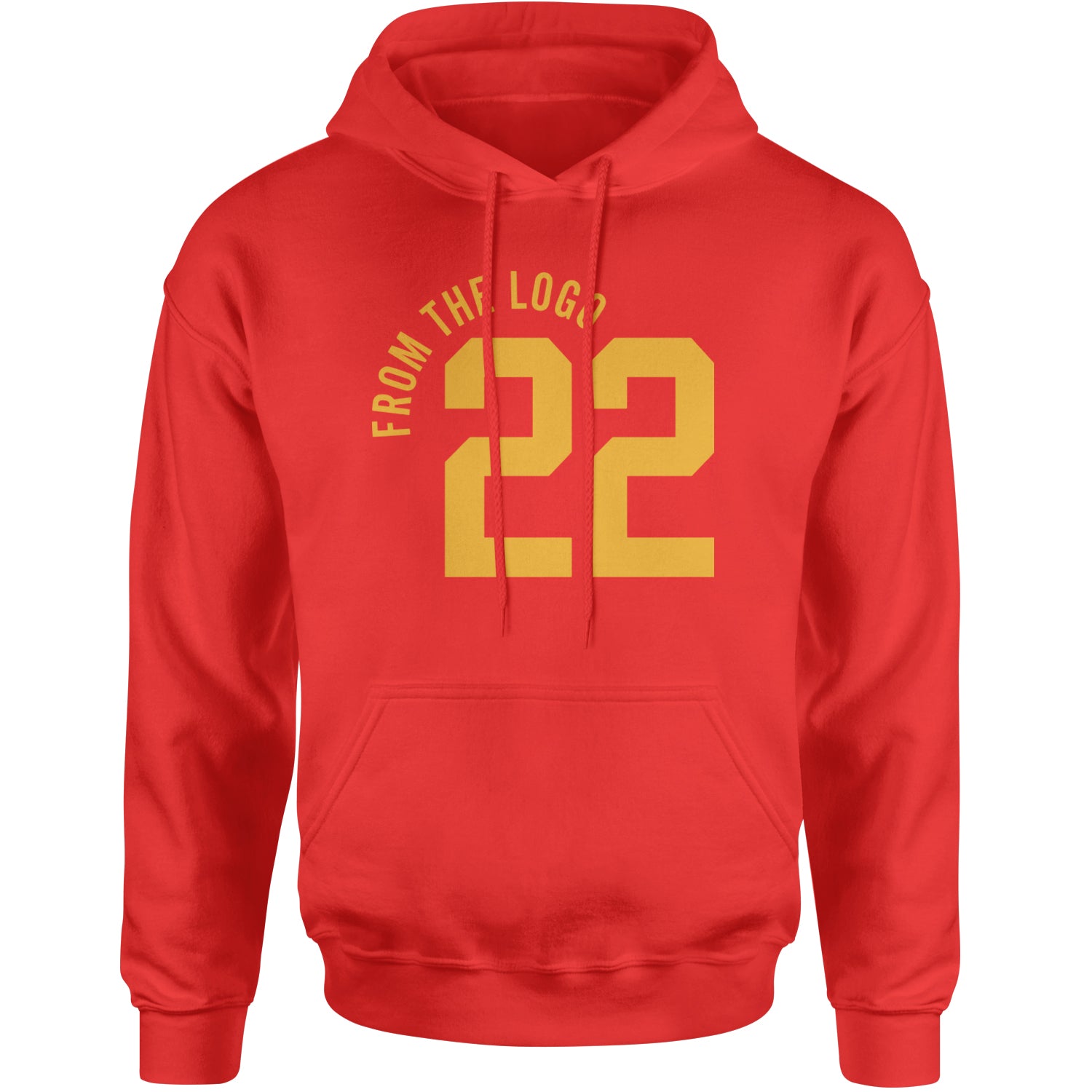 From The Logo #22 Basketball Adult Hoodie Sweatshirt Red