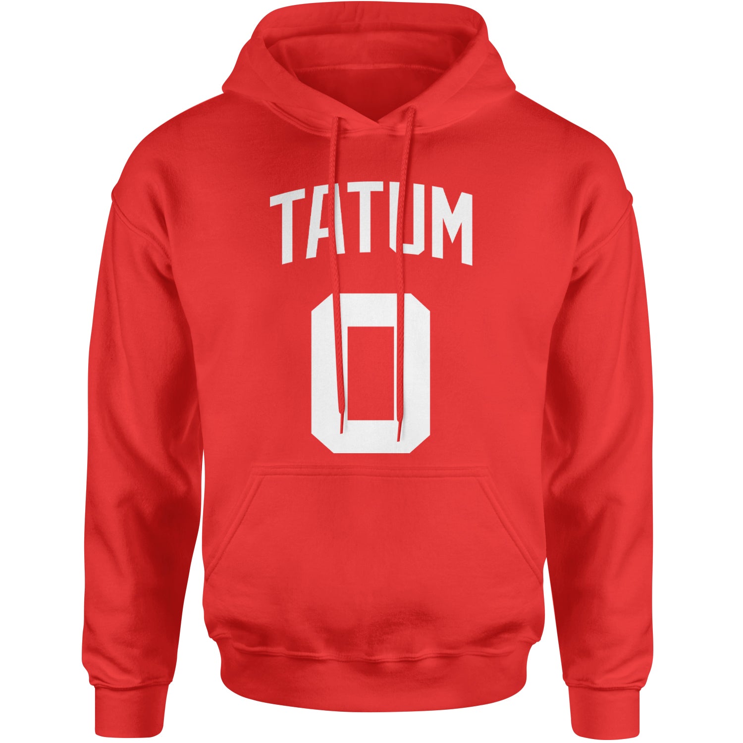 Tatum #0 Boston Basketball Adult Hoodie Sweatshirt Red