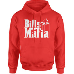 Mafia Bills Mafia Godfather Adult Hoodie Sweatshirt Red