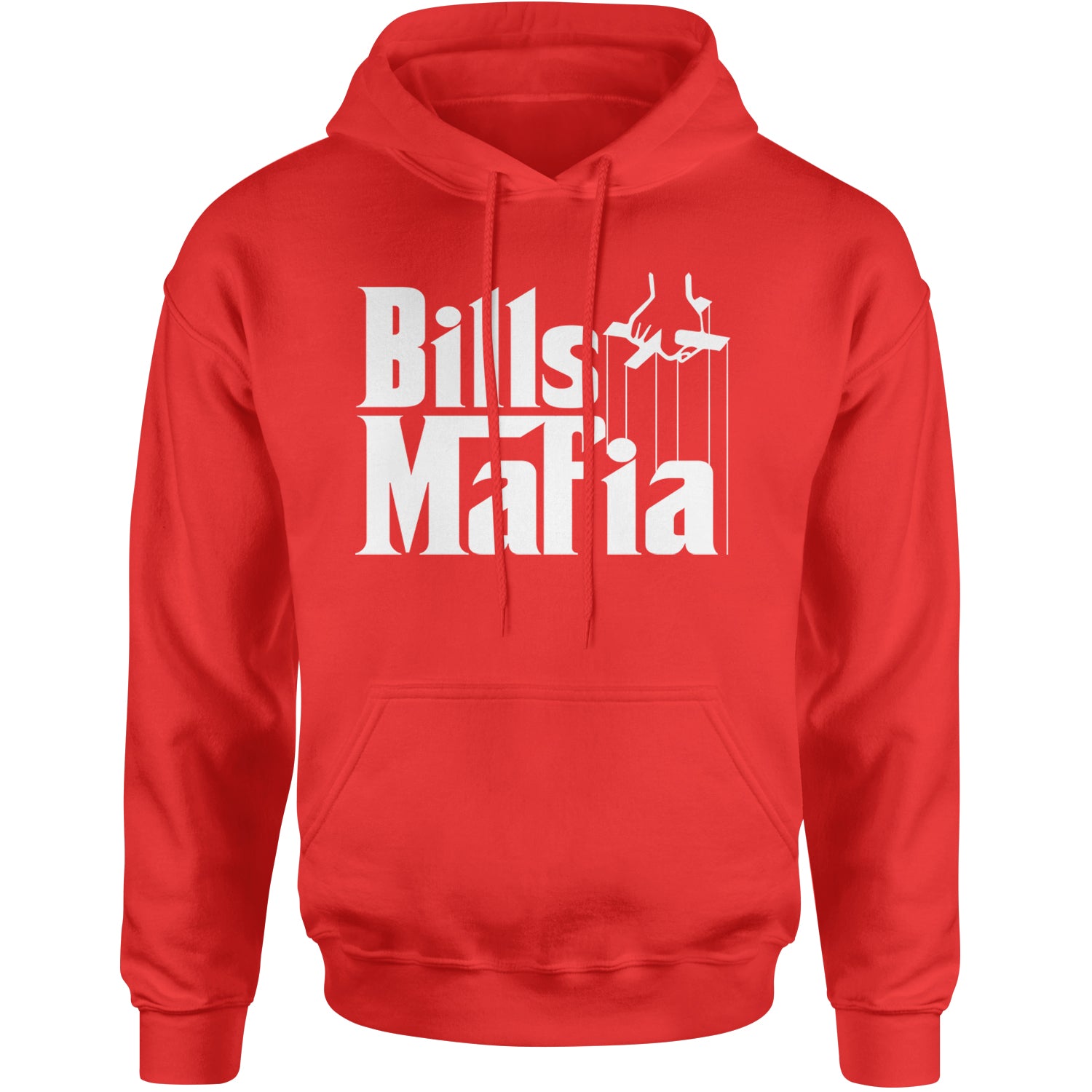 Mafia Bills Mafia Godfather Adult Hoodie Sweatshirt Red