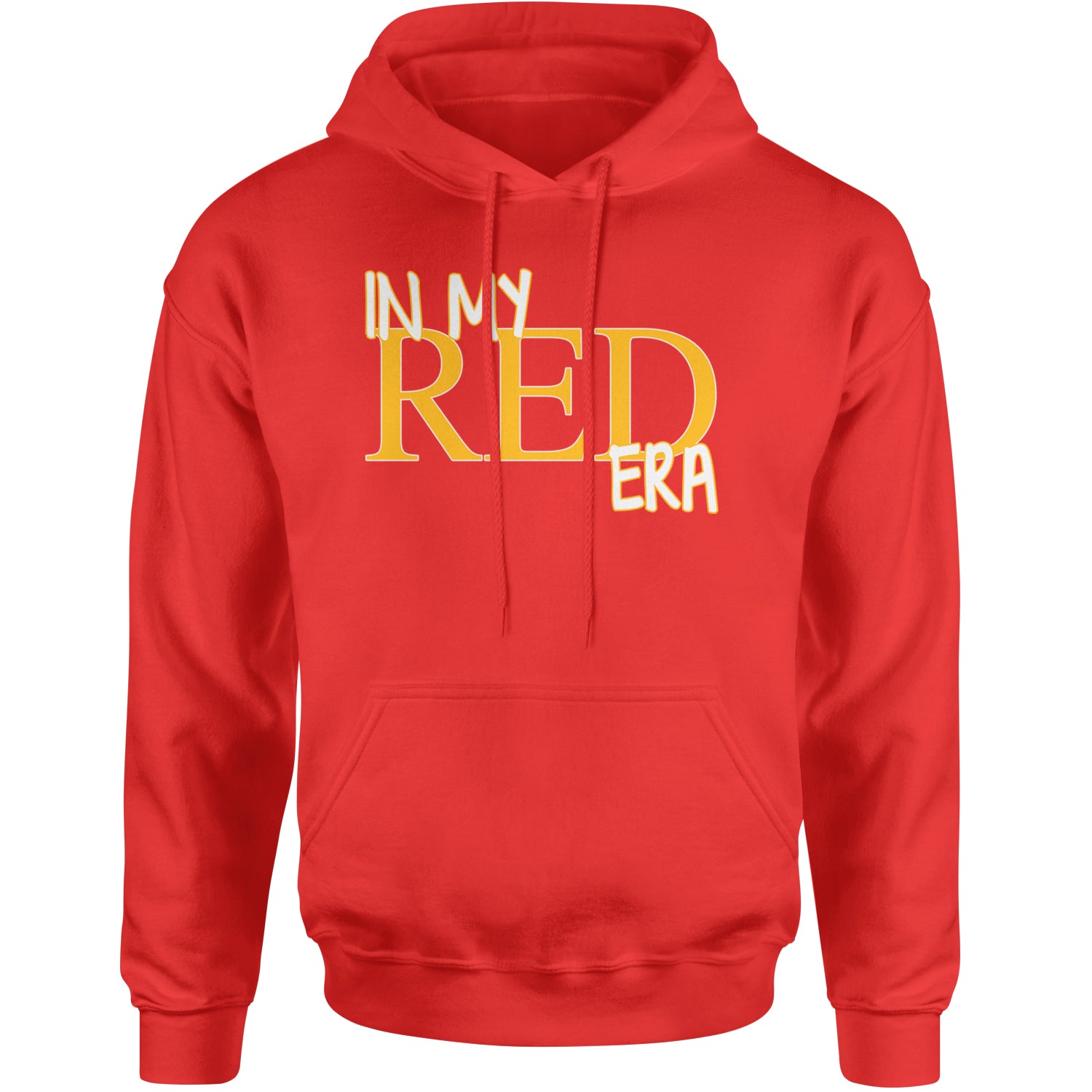 In My Red Era Kansas City Adult Hoodie Sweatshirt Red