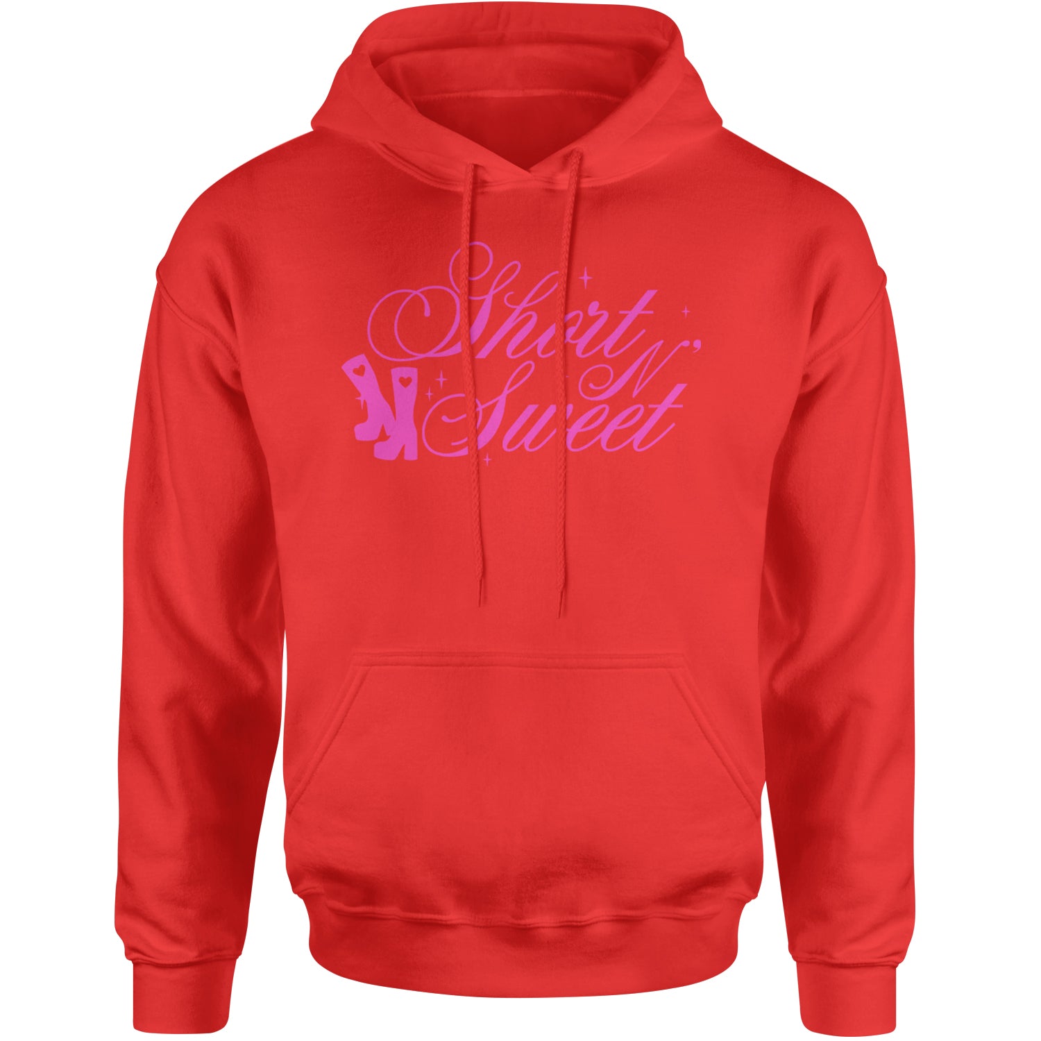 Boots Short N' Sweet Adult Hoodie Sweatshirt Red