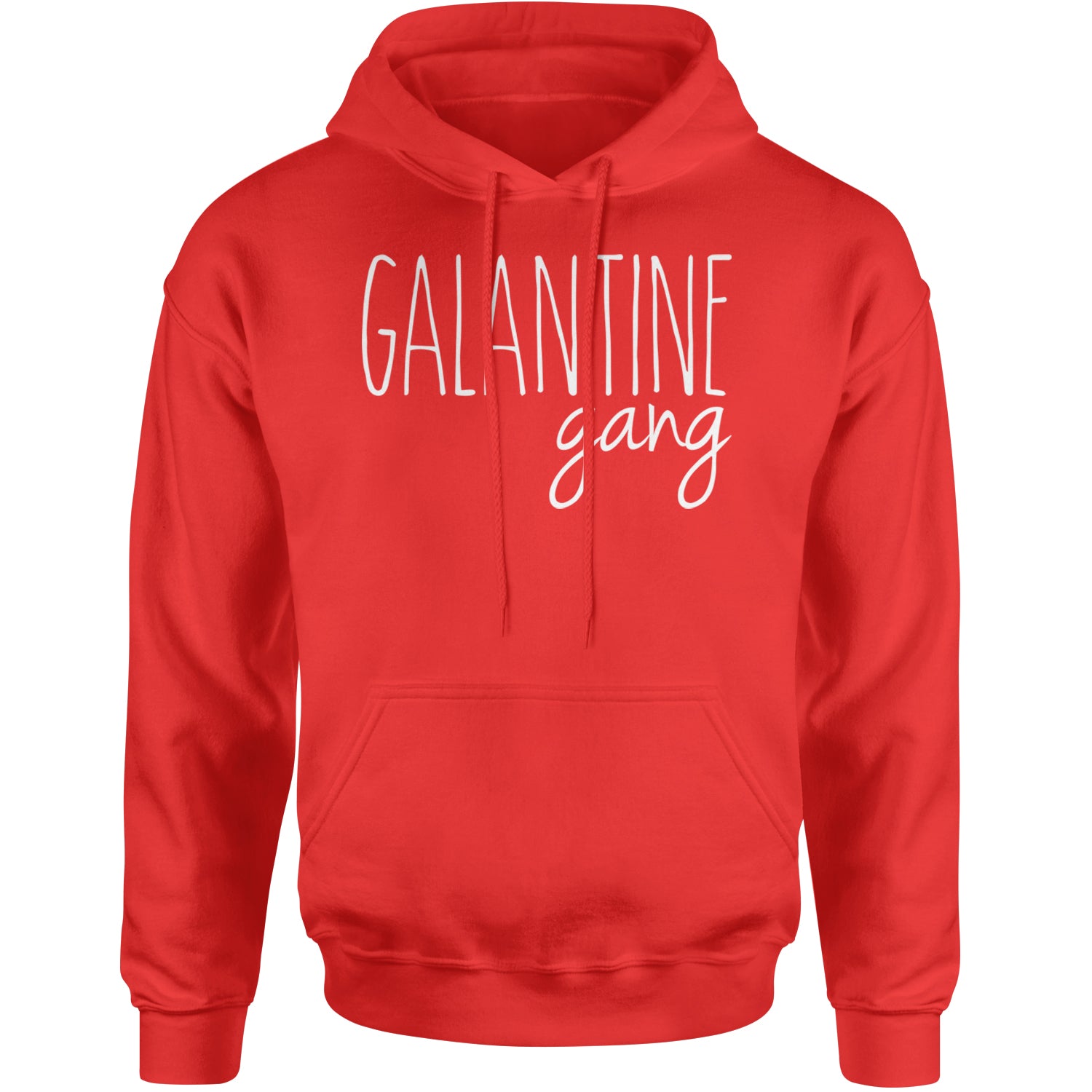 Galentine Gang Valentine's Shirt Adult Hoodie Sweatshirt Red