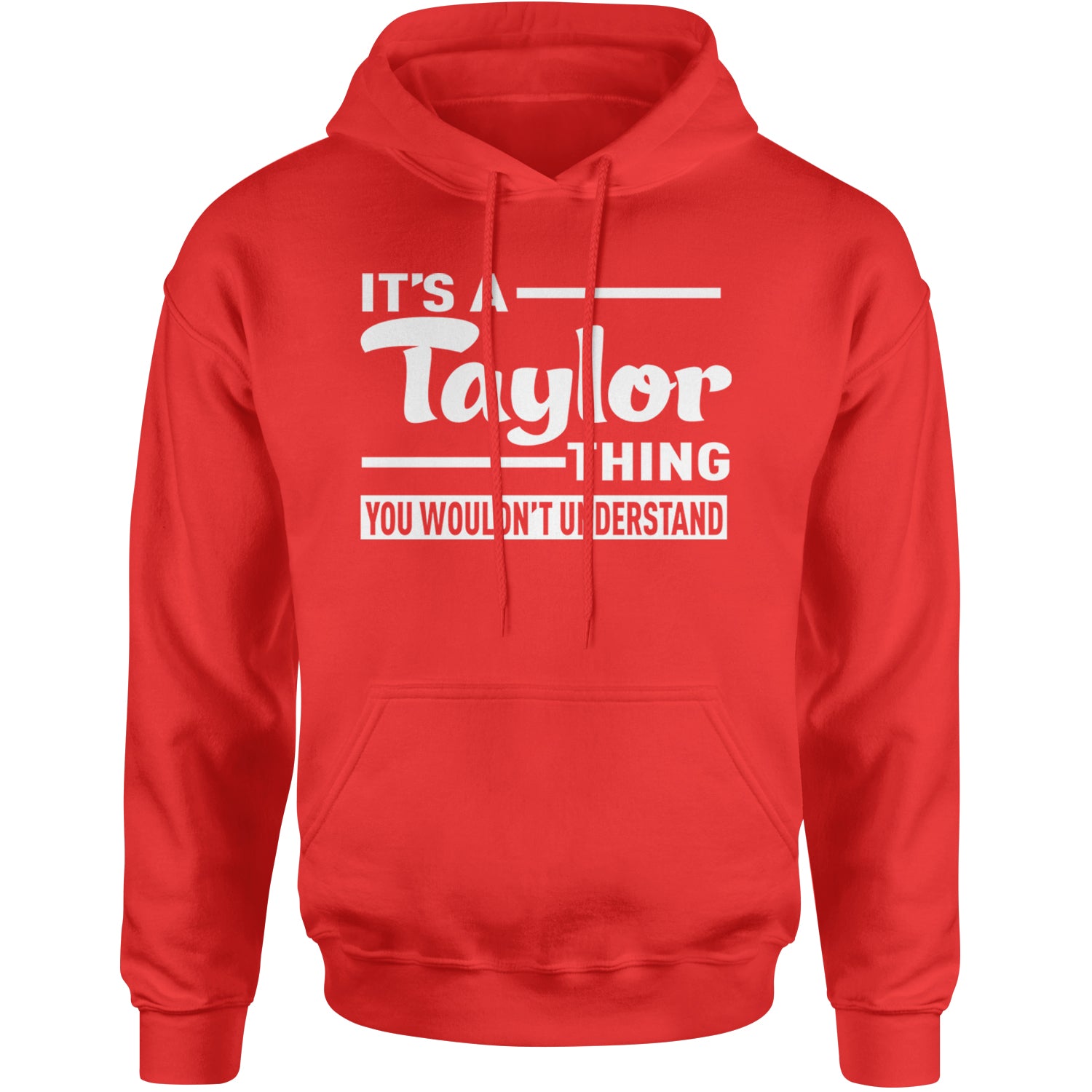 It's A Taylor Thing, You Wouldn't Understand TTPD Adult Hoodie Sweatshirt Red