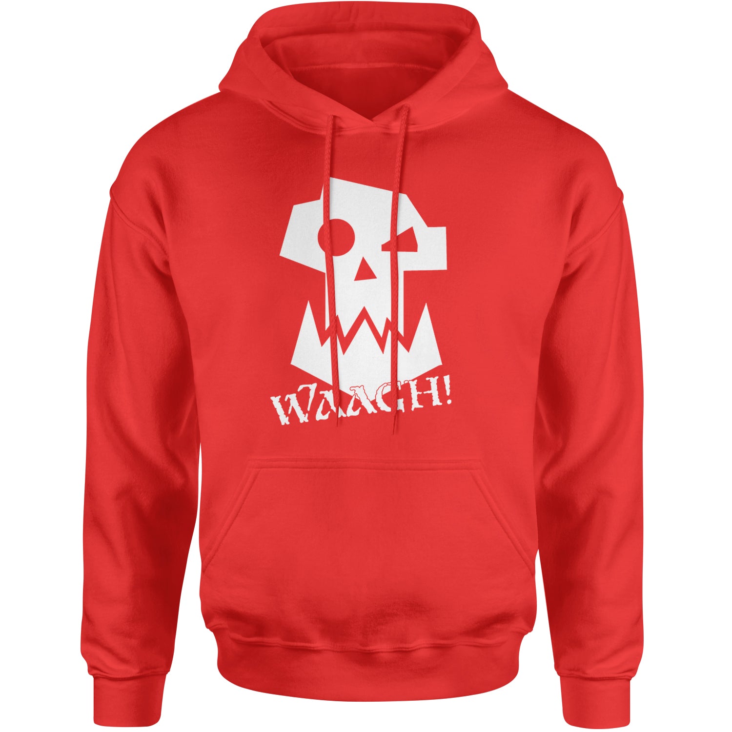 Ork Miniature Tabletop Wargaming Waagh Adult Hoodie Sweatshirt Red