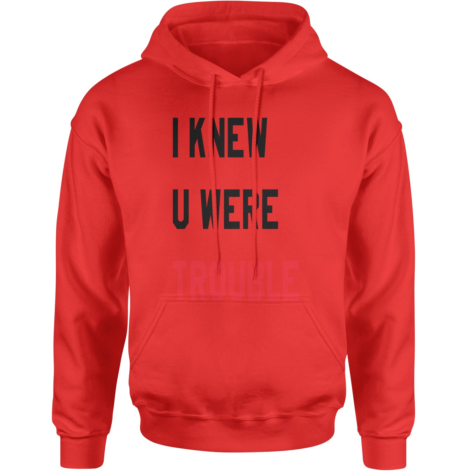 I Knew You Were Trouble New TTPD Era Adult Hoodie Sweatshirt Red