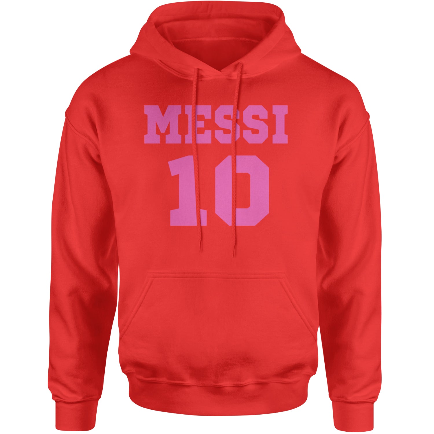 Messi World Soccer Futbol Messiami Adult Hoodie Sweatshirt Red