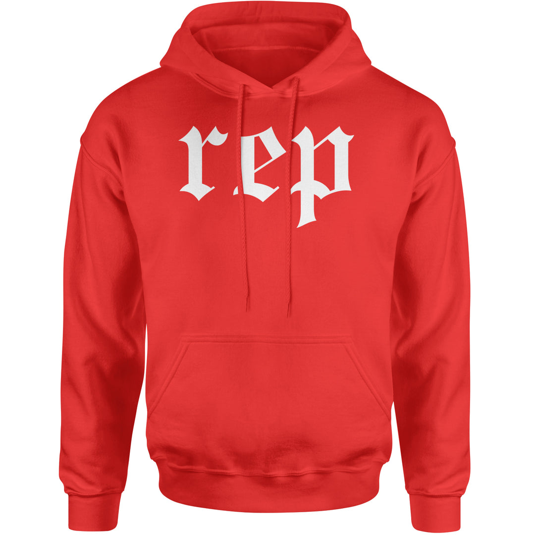 REP Reputation Eras Music Lover Gift Fan Favorite Adult Hoodie Sweatshirt Red