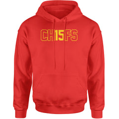 Ch15fs Chief 15 Shirt Adult Hoodie Sweatshirt Red