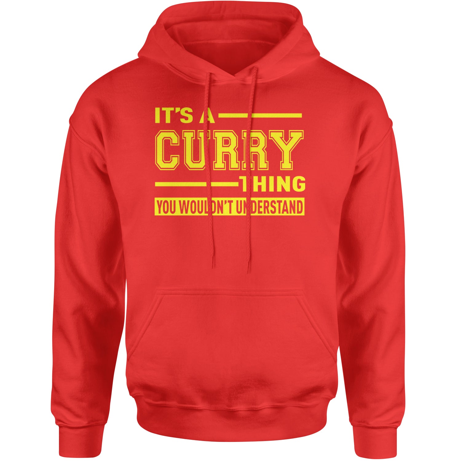 It's A Curry Thing, You Wouldn't Understand Basketball Adult Hoodie Sweatshirt Red