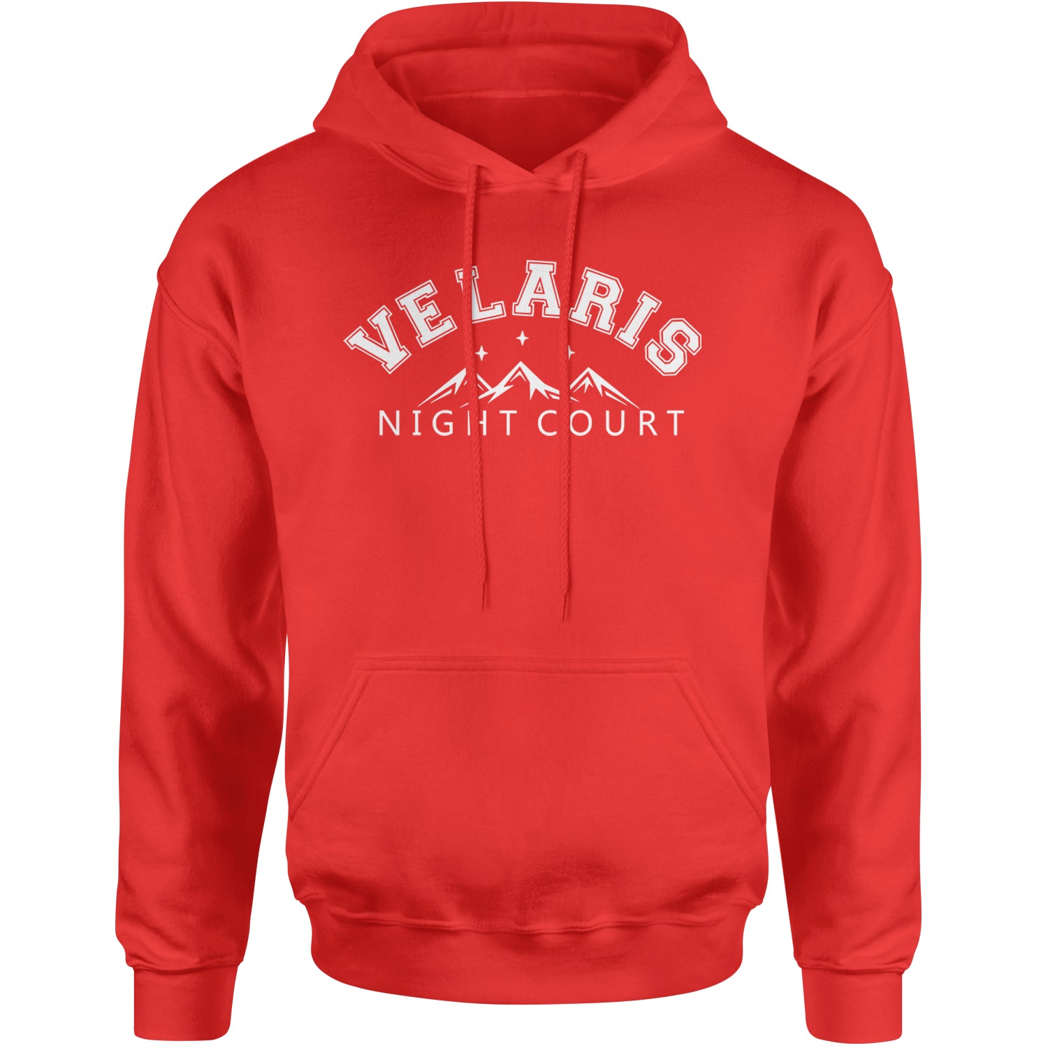 Velaris Night Court Squad Starfall Adult Hoodie Sweatshirt Red