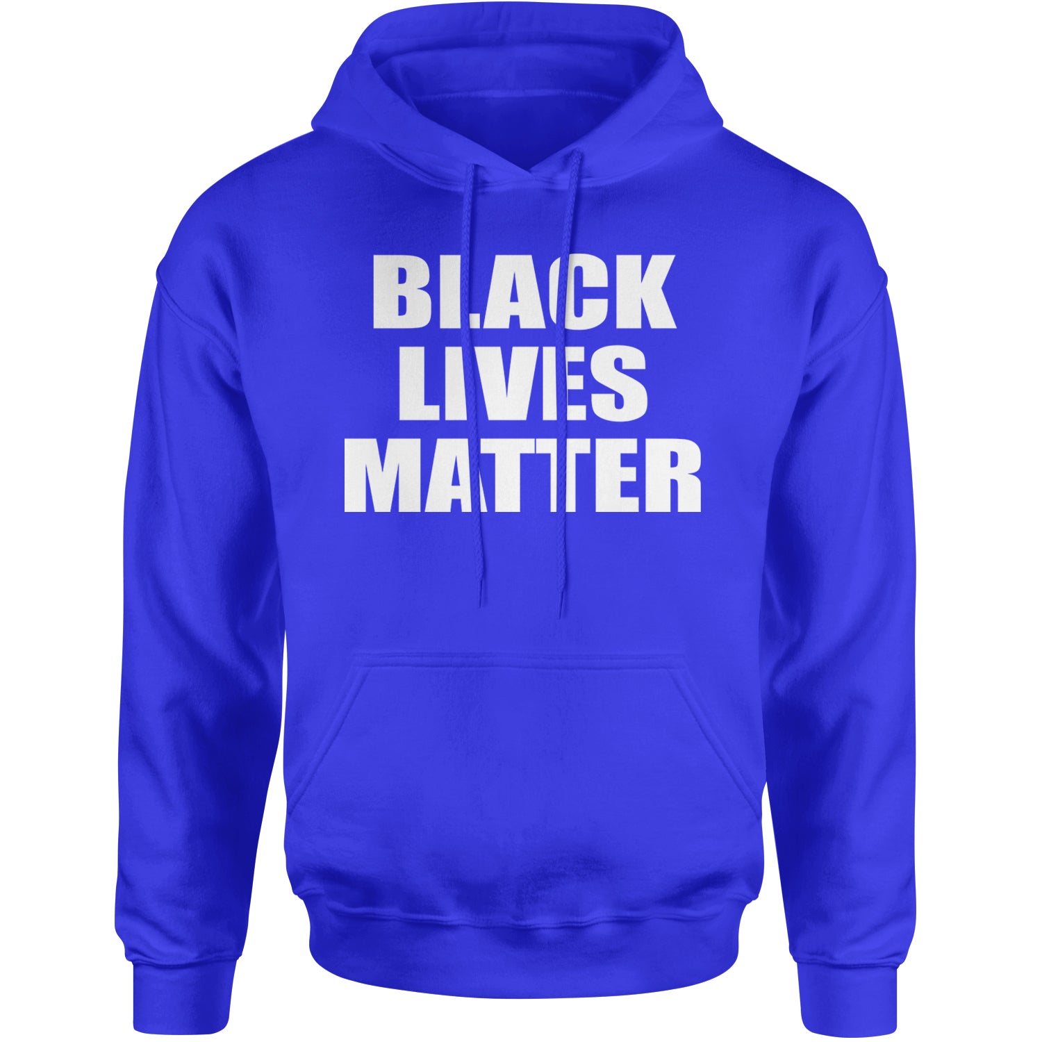 Black Lives Matter BLM Adult Hoodie Sweatshirt Royal Blue