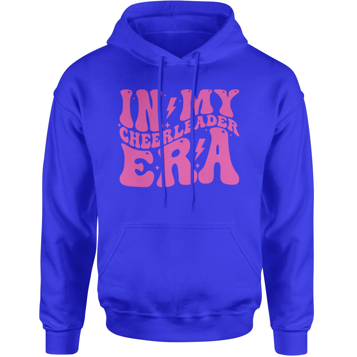 In My Cheerleader Era Adult Hoodie Sweatshirt Royal Blue