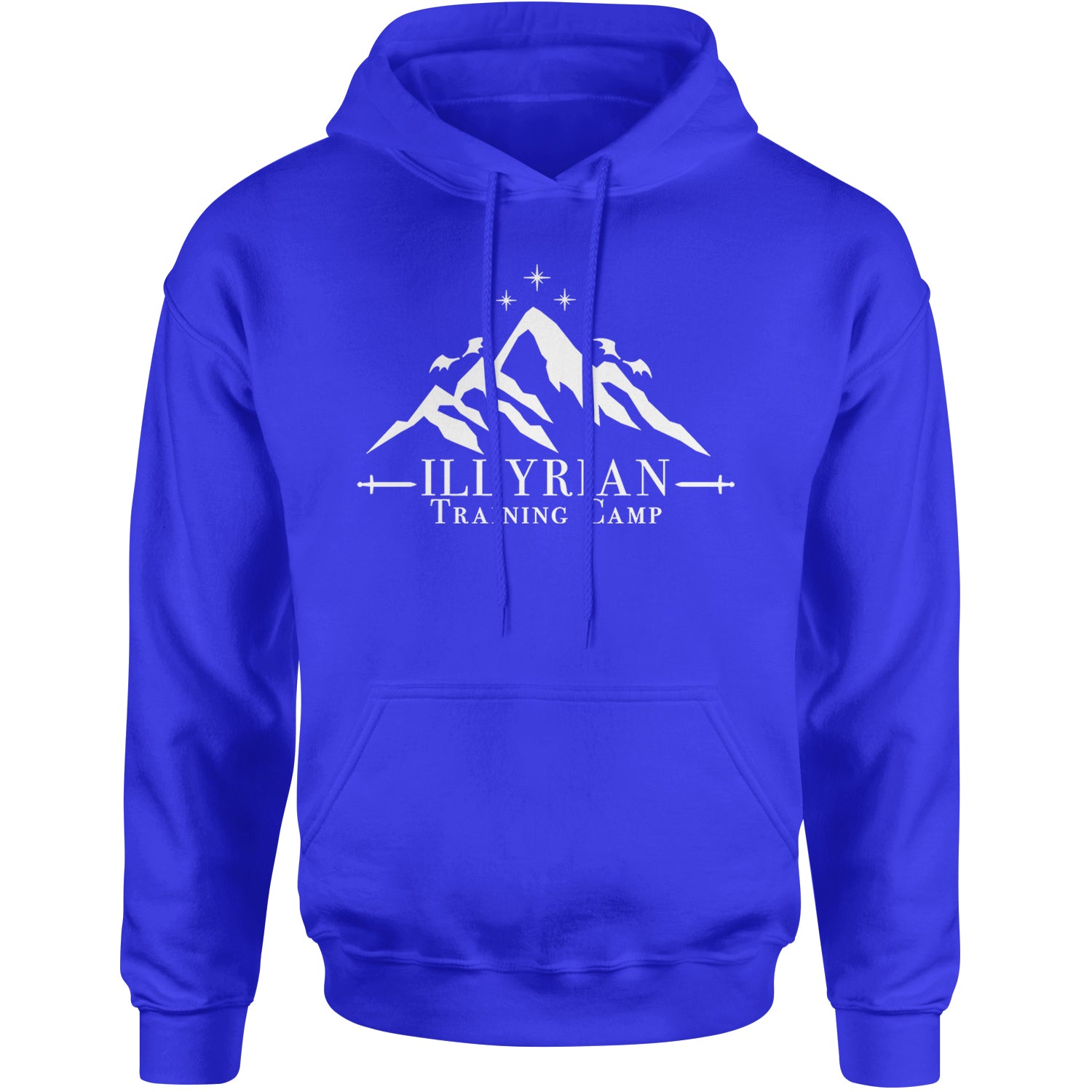 Illyrian Training Camp Night Court Adult Hoodie Sweatshirt Royal Blue