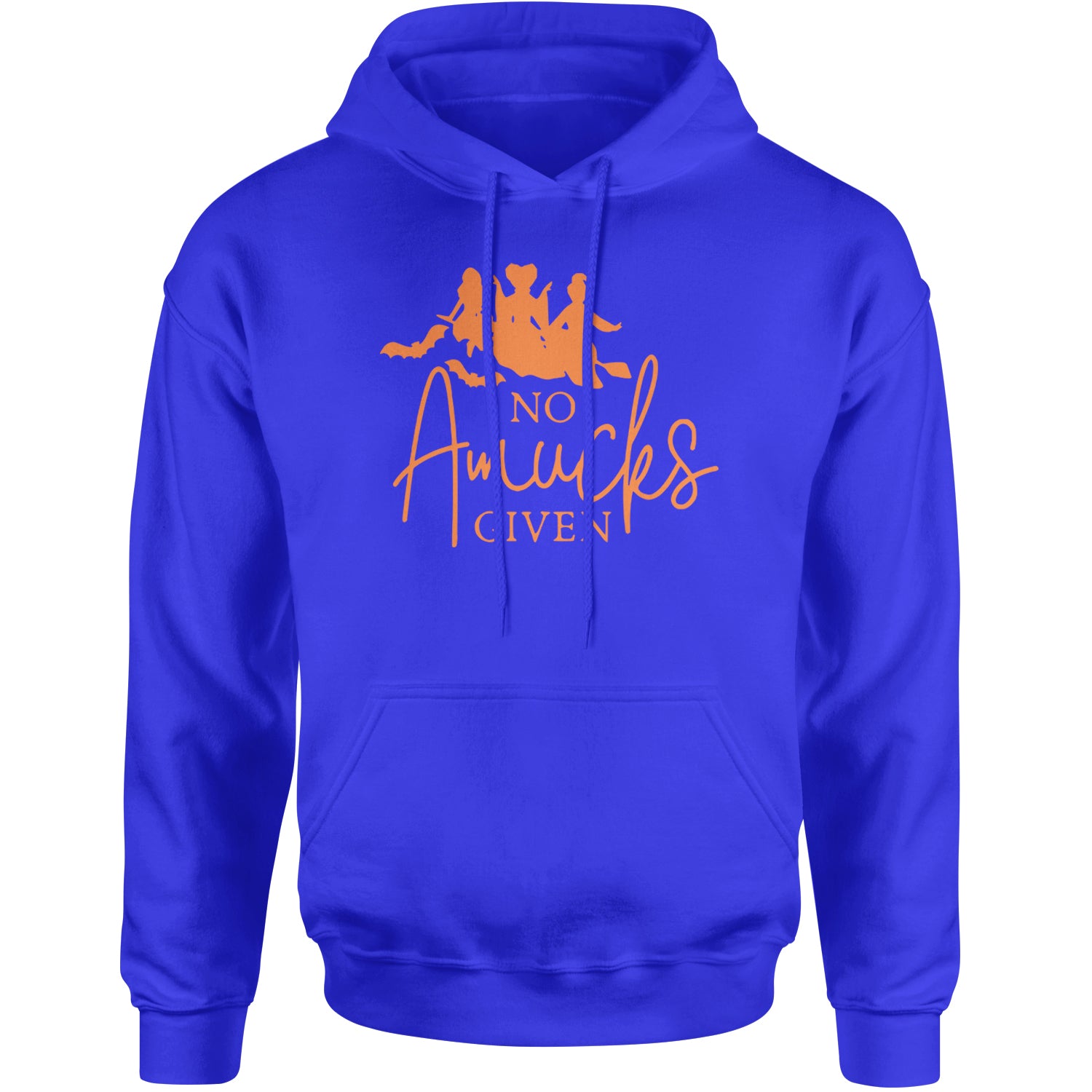 No Amucks Given Hocus Pocus Adult Hoodie Sweatshirt Royal Blue