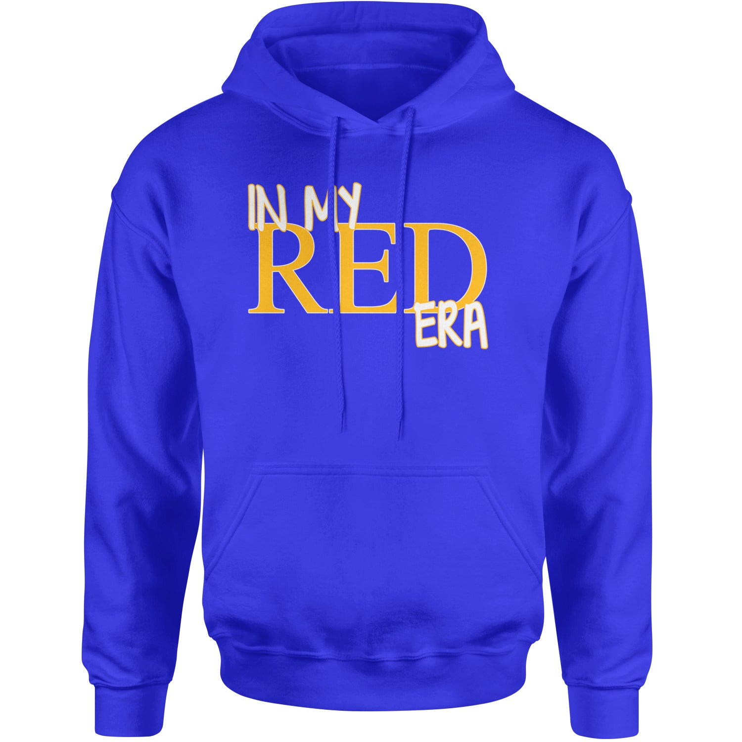 In My Red Era Kansas City Adult Hoodie Sweatshirt Royal Blue