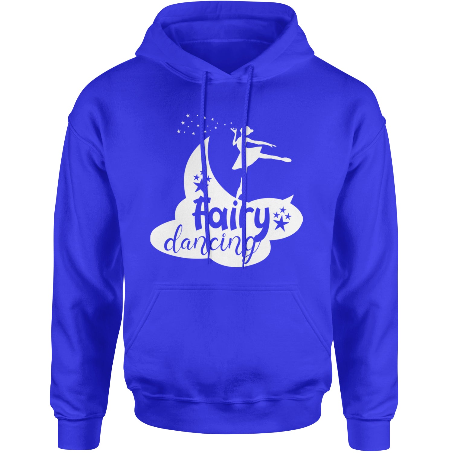 Fairy Dancing Adult Hoodie Sweatshirt Royal Blue