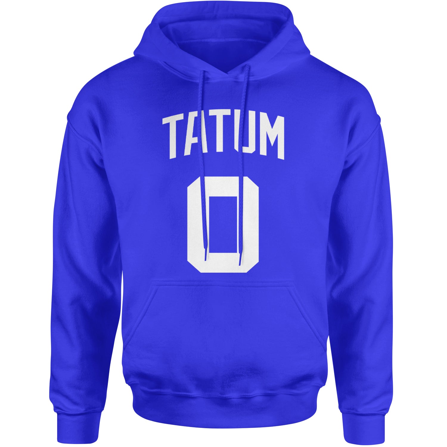 Tatum #0 Boston Basketball Adult Hoodie Sweatshirt Royal Blue