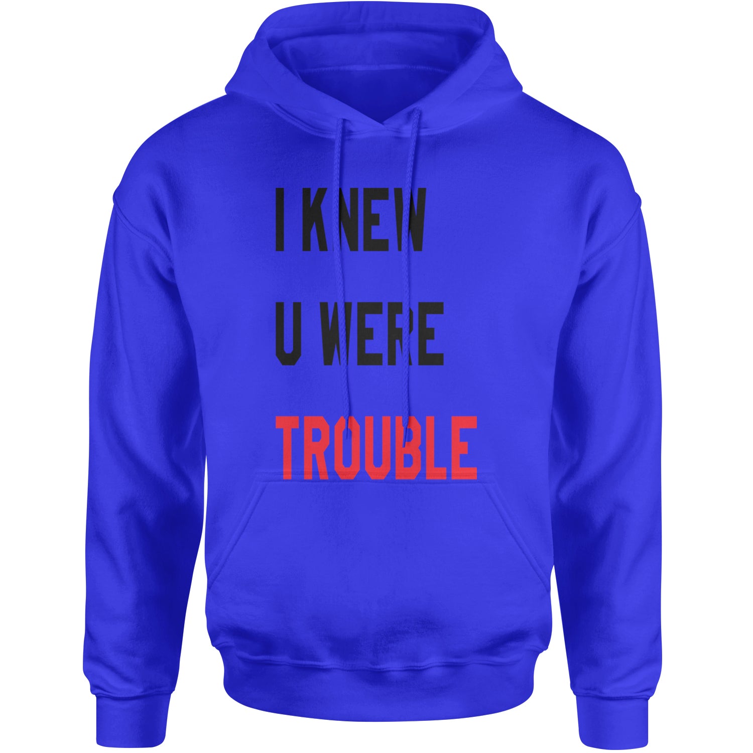 I Knew You Were Trouble New TTPD Era Adult Hoodie Sweatshirt Royal Blue