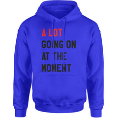 A Lot Going On At The Moment New TTPD Poet Department Adult Hoodie Sweatshirt Royal Blue