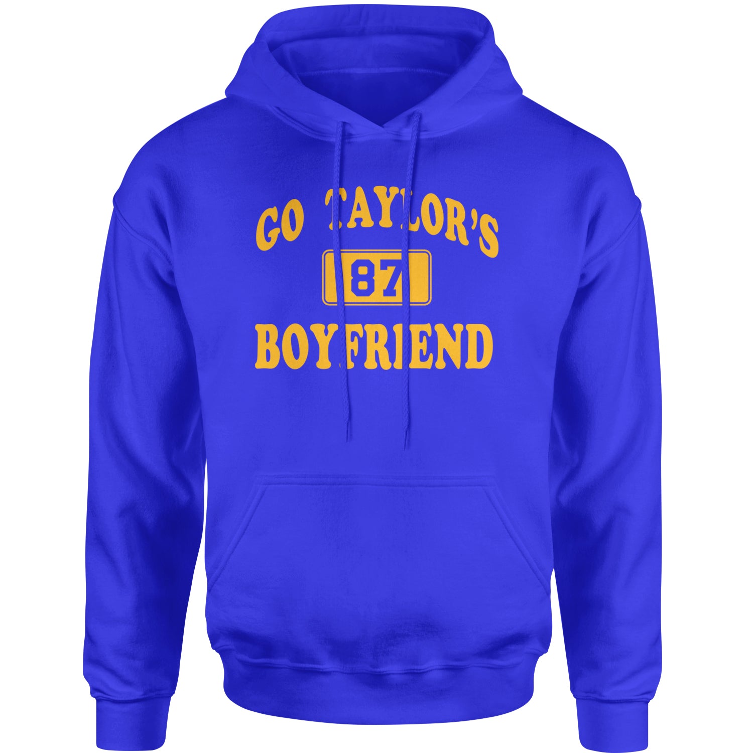 Go Taylor's Boyfriend Kansas City Adult Hoodie Sweatshirt Royal Blue