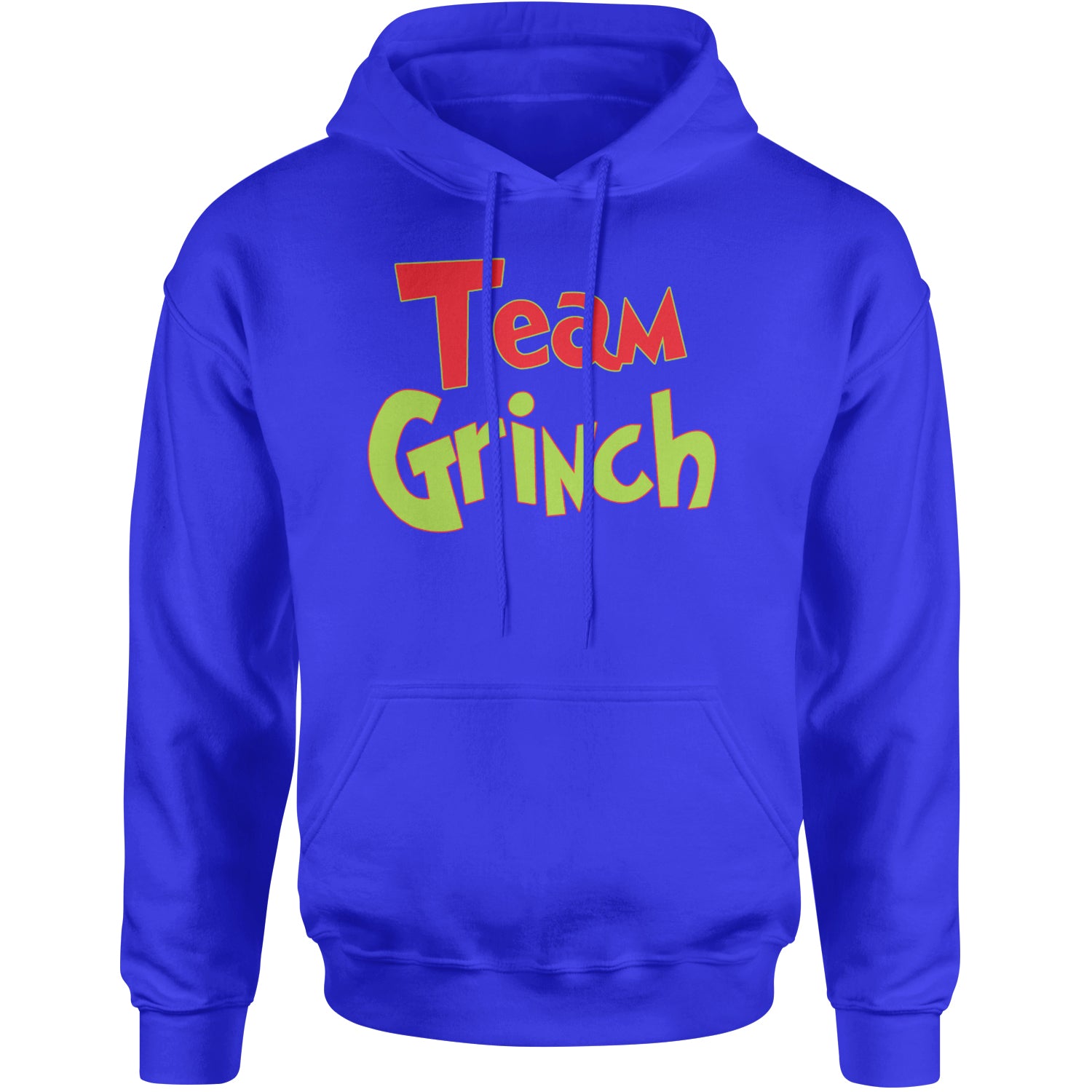 Team Gr-nch Jolly Grinchmas Merry Christmas Adult Hoodie Sweatshirt Royal Blue