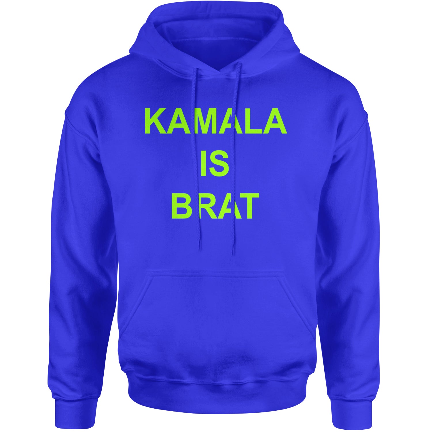 Kamala Is Brat - President Harris 2024 Adult Hoodie Sweatshirt Royal Blue