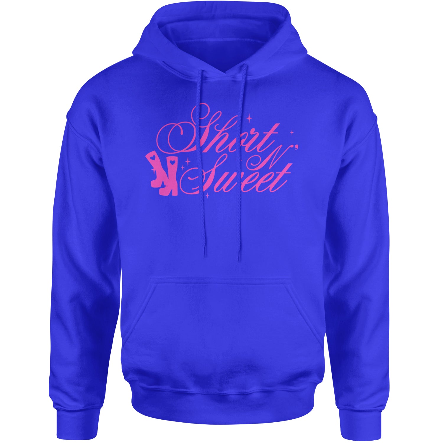 Boots Short N' Sweet Adult Hoodie Sweatshirt Royal Blue