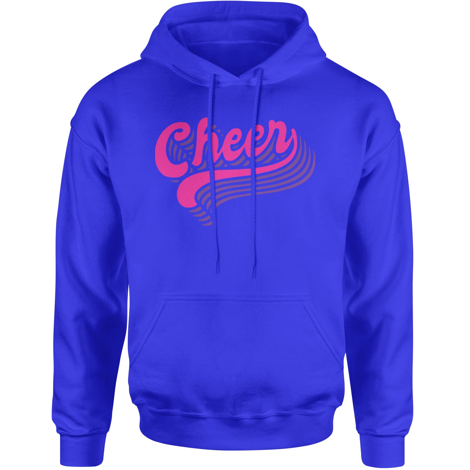 Cheer Pride Adult Hoodie Sweatshirt Royal Blue