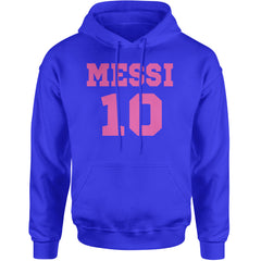 Messi World Soccer Futbol Messiami Adult Hoodie Sweatshirt Royal Blue