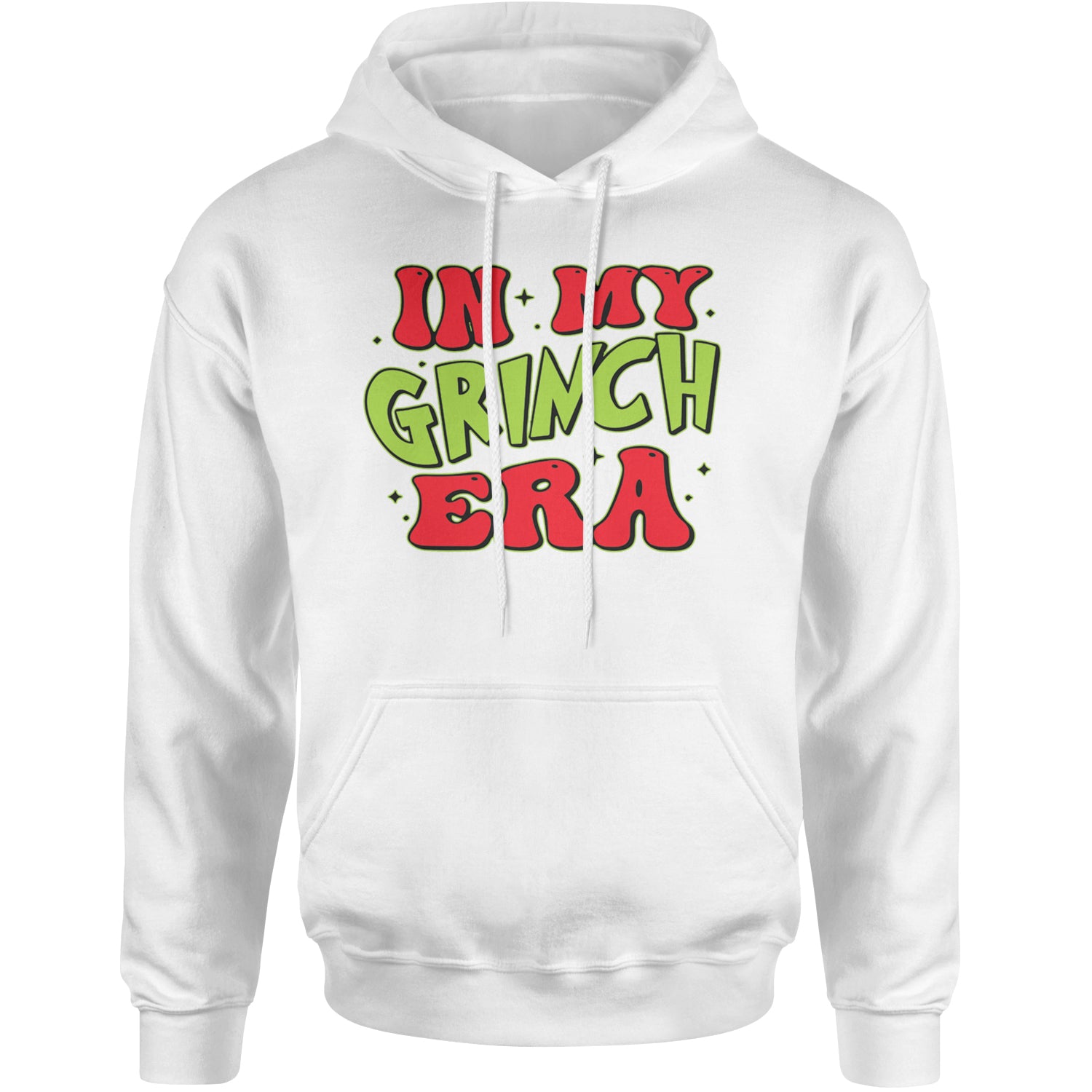 In My Gr-nch Era Jolly Merry Christmas Adult Hoodie Sweatshirt White