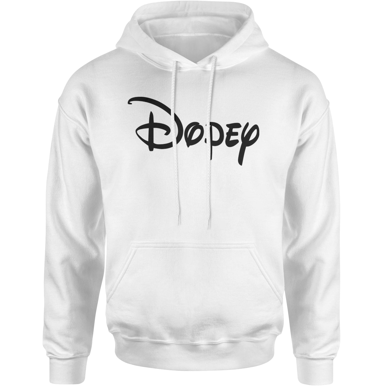 Dopey - 7 Dwarfs Costume Adult Hoodie Sweatshirt White