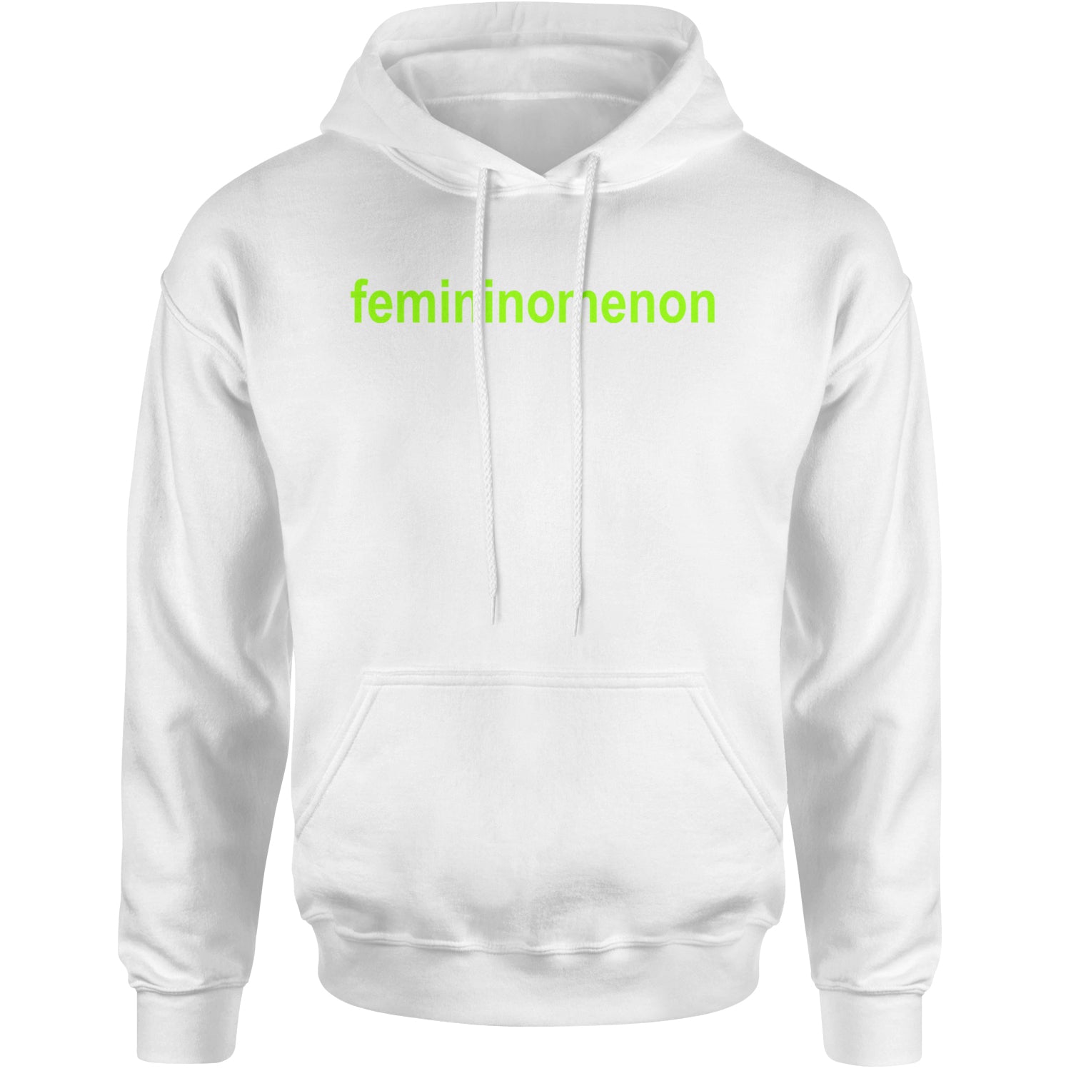 Femininomenon Female Empowerment Adult Hoodie Sweatshirt White