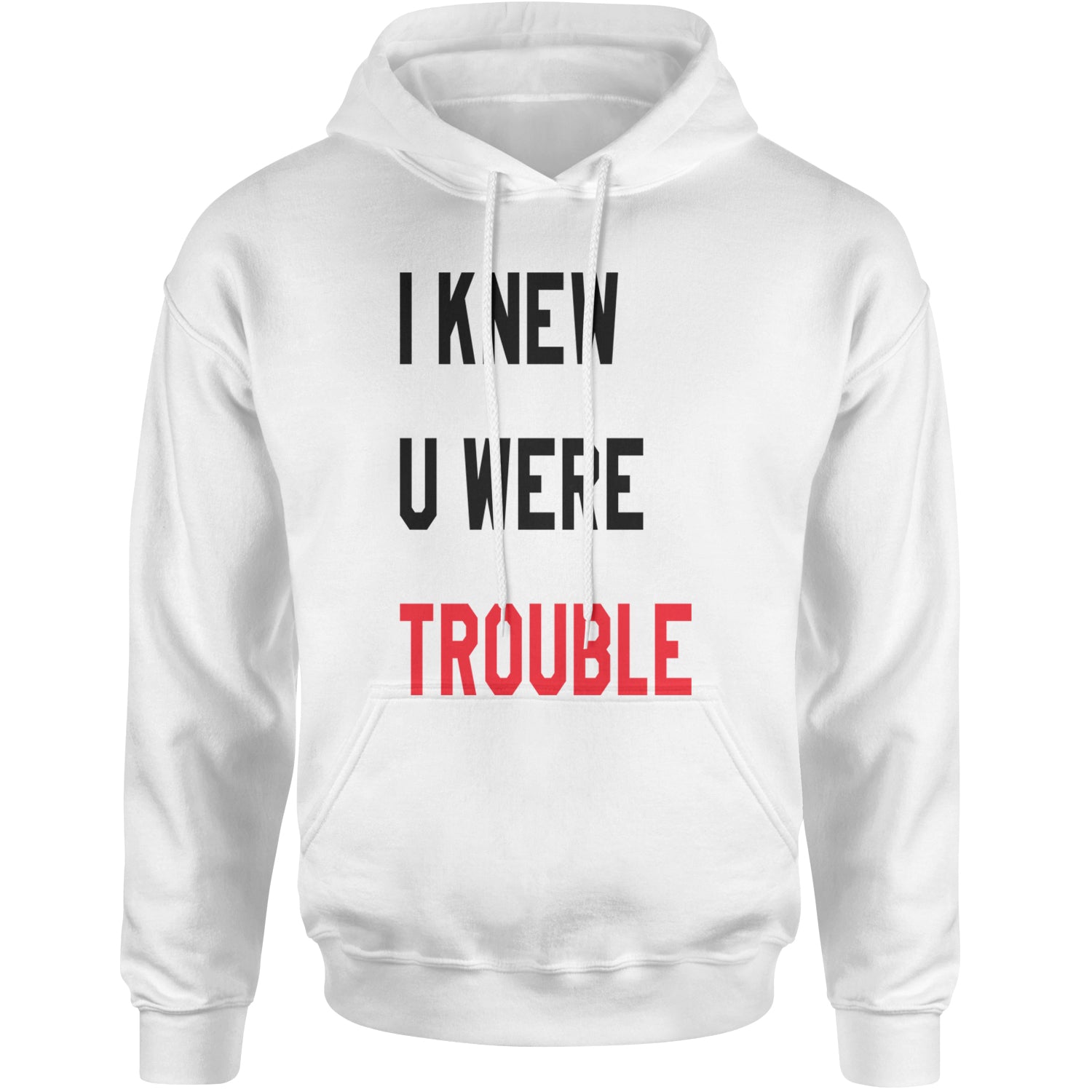 I Knew You Were Trouble New TTPD Era Adult Hoodie Sweatshirt White