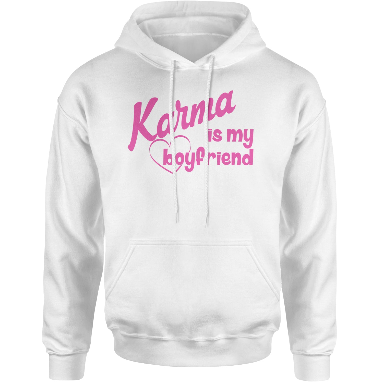 Karma Is My Boyfriend Midnight Eras  Adult Hoodie Sweatshirt White