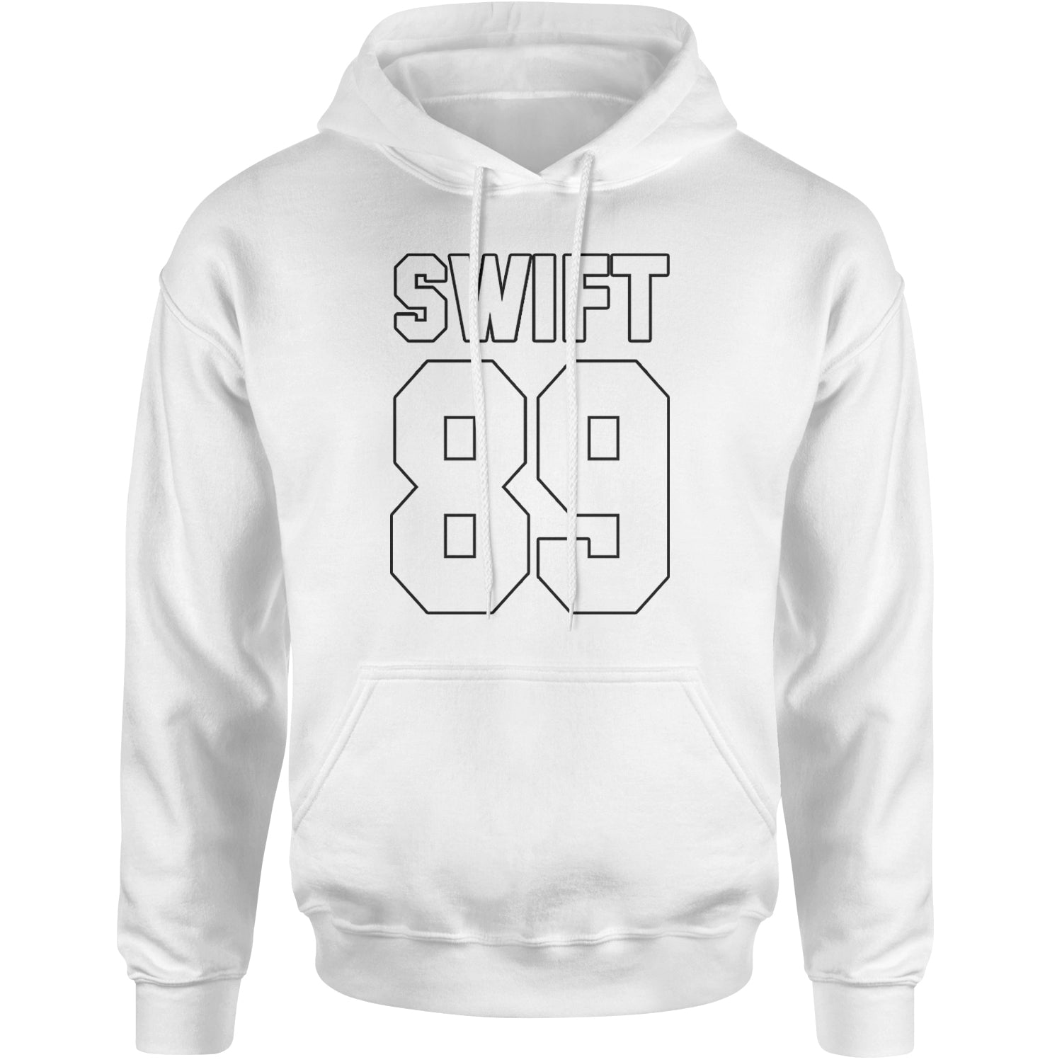 Swift 89 Birth Year Music Fan Era Poets Department Lover Adult Hoodie Sweatshirt White