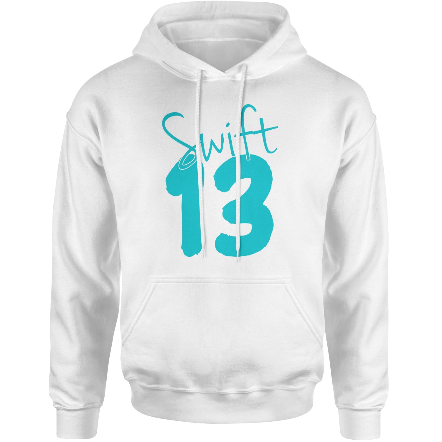 13 Swift 13 Lucky Number Era TTPD Adult Hoodie Sweatshirt White