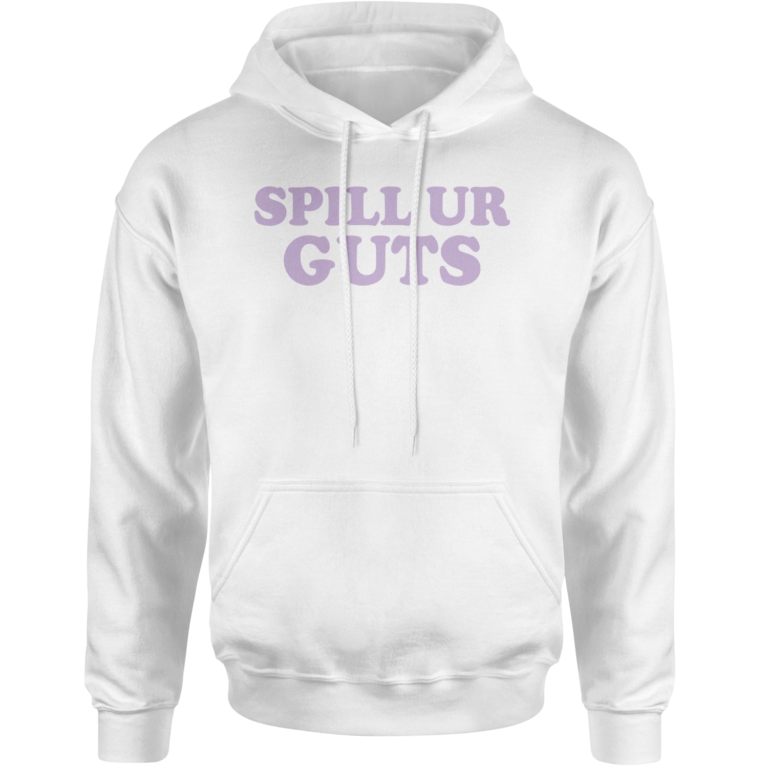 Spill Ur Guts Music Adult Hoodie Sweatshirt White