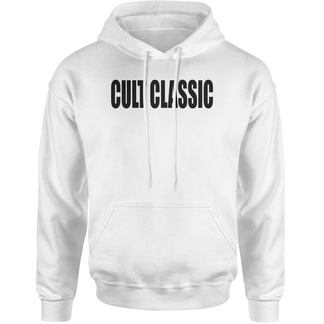 Cult Classic Pop Music Club Adult Hoodie Sweatshirt White