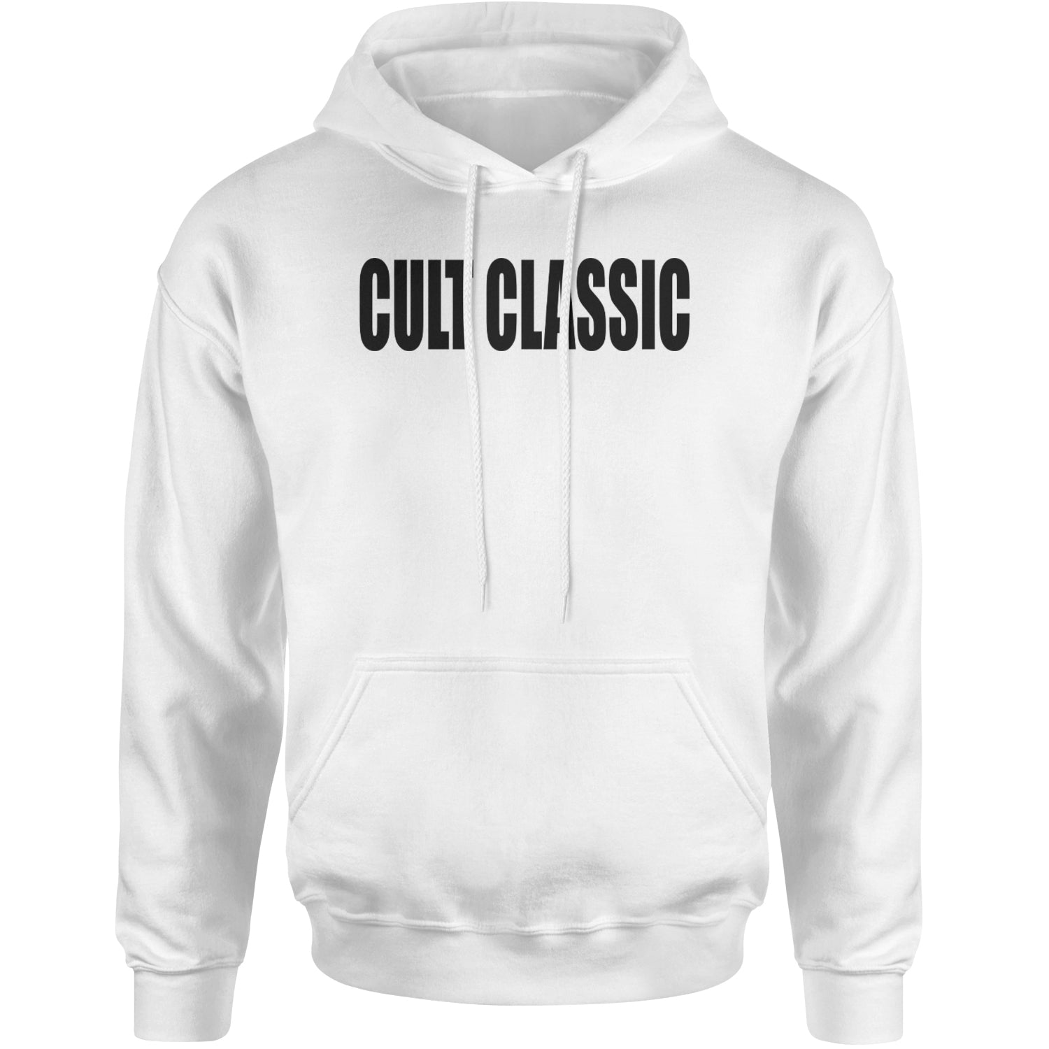 Cult Classic Pop Music Club Adult Hoodie Sweatshirt White