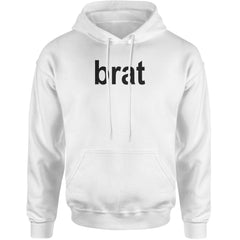 Brat Lime Green I'm So Julia Adult Hoodie Sweatshirt White