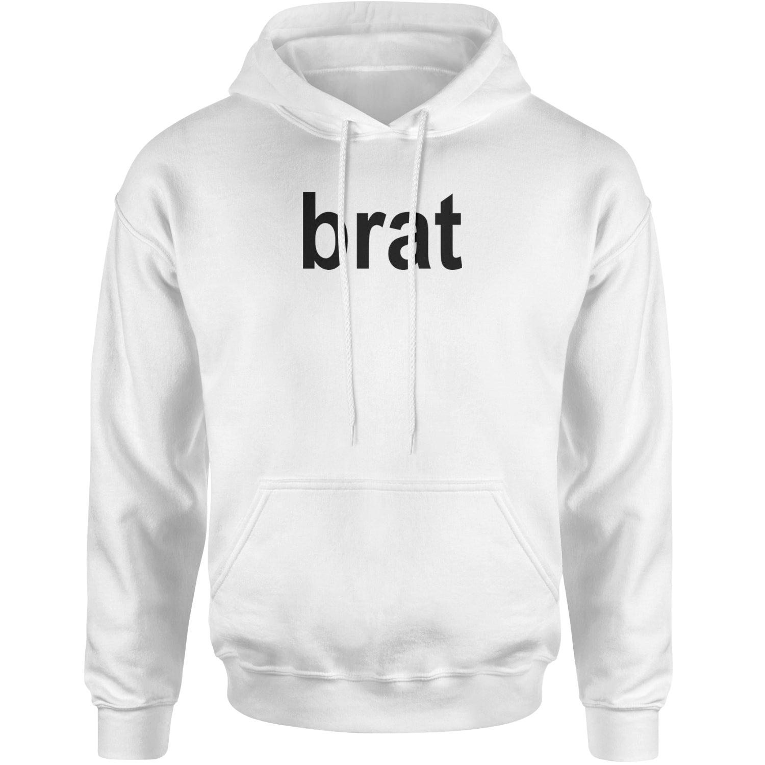 Brat Lime Green I'm So Julia Adult Hoodie Sweatshirt White