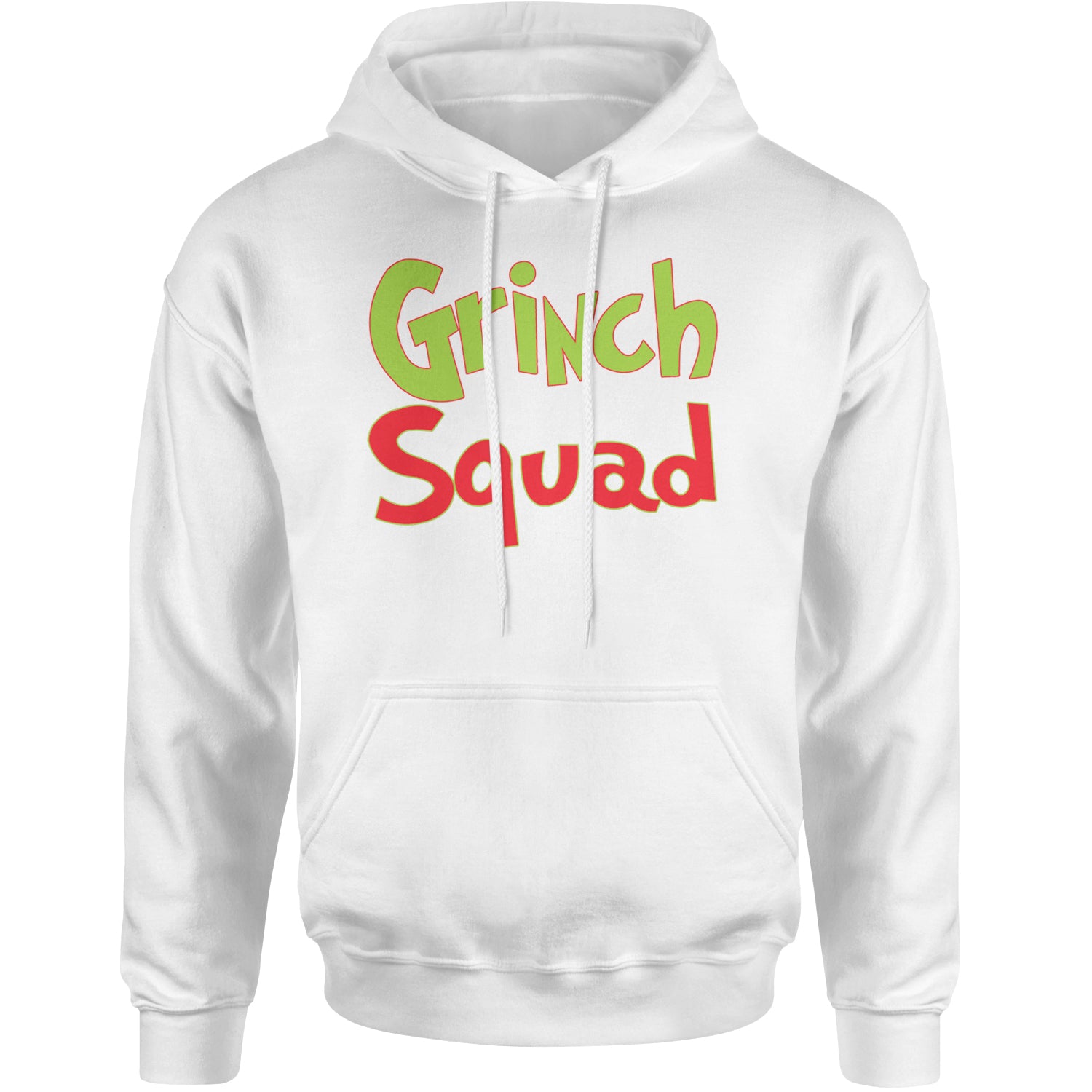 Gr-nch Squad Jolly Grinchmas Merry Christmas Adult Hoodie Sweatshirt White