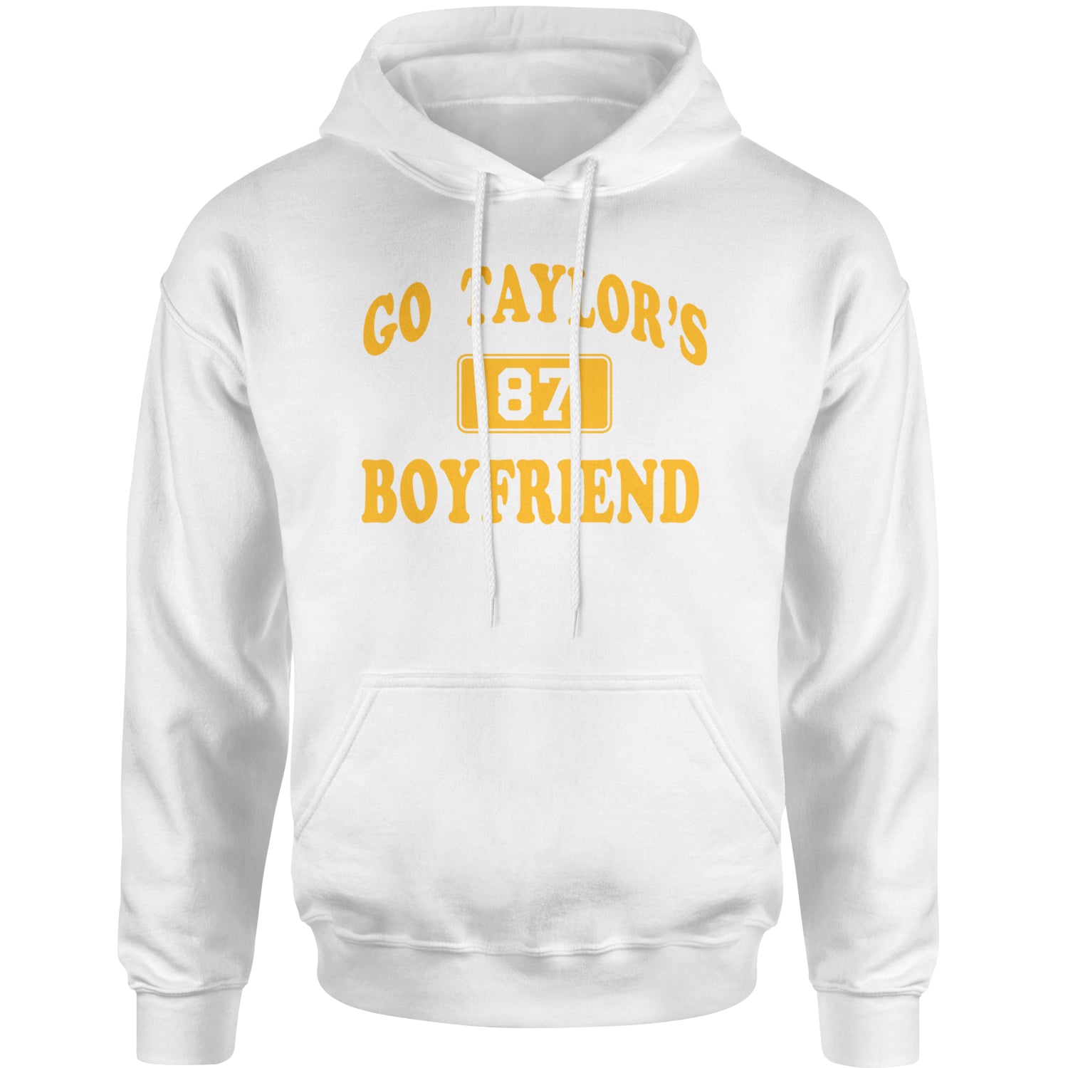 Go Taylor's Boyfriend Kansas City Adult Hoodie Sweatshirt White