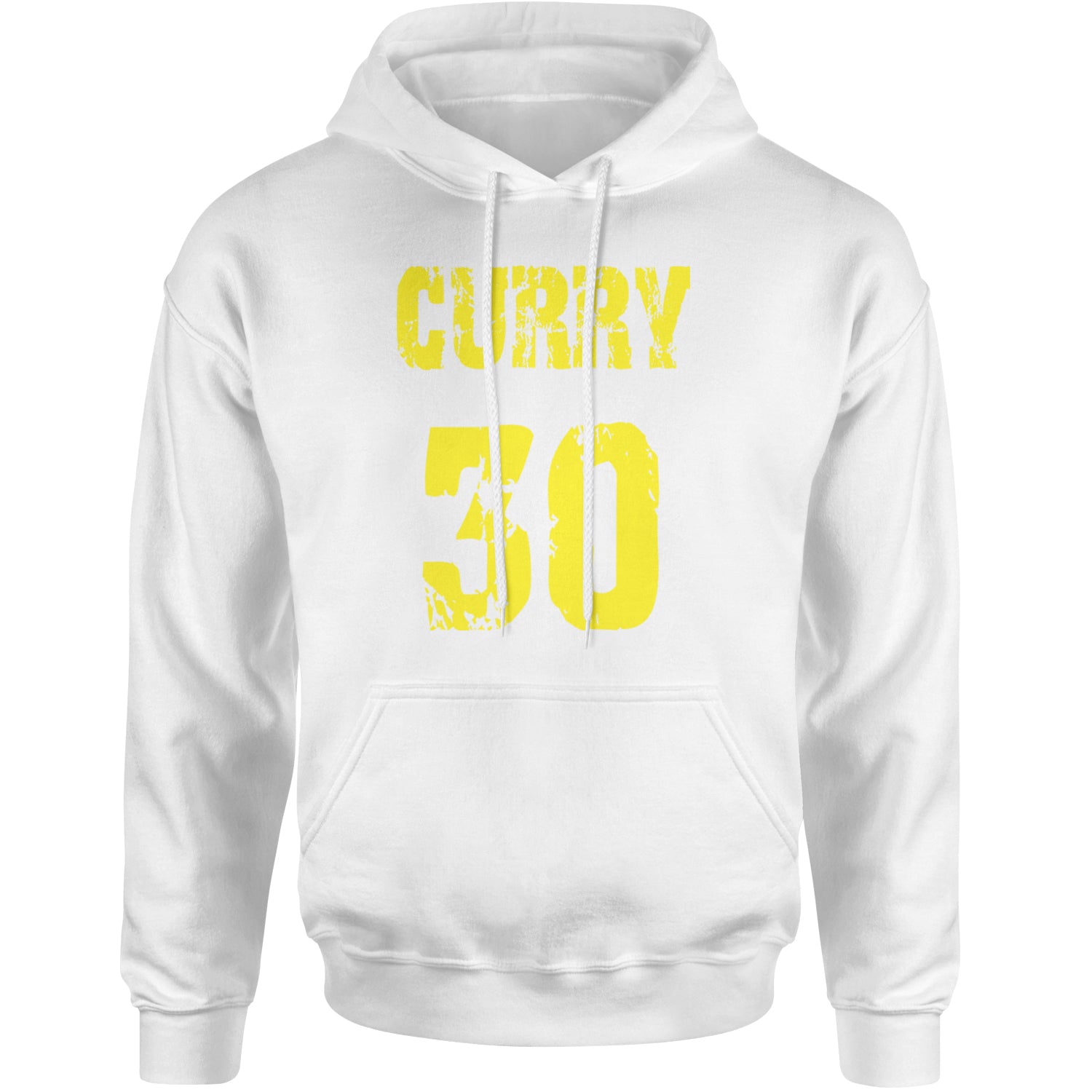 Curry #30 Adult Hoodie Sweatshirt White