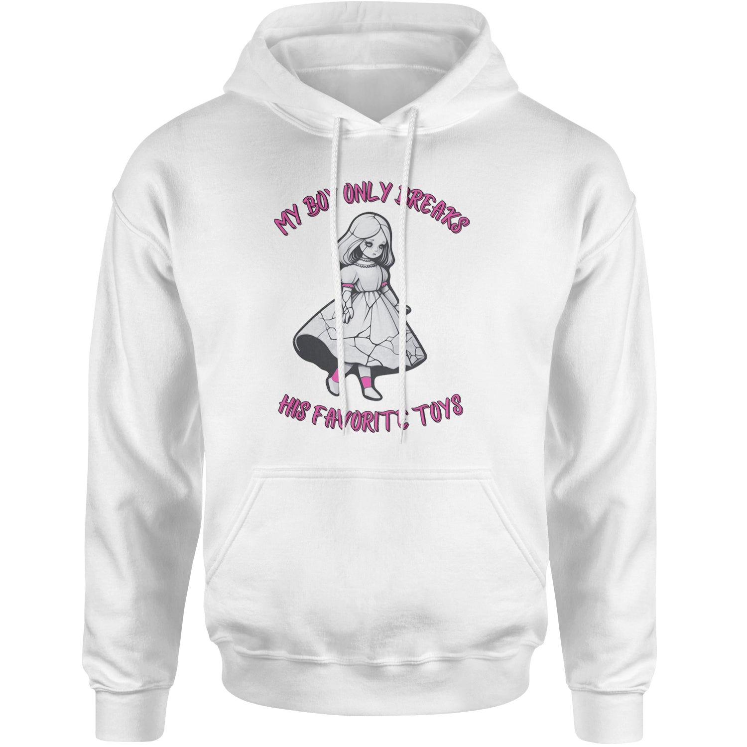 My Boy Only Breaks His Favorite Toys TTPD Music Adult Hoodie Sweatshirt White