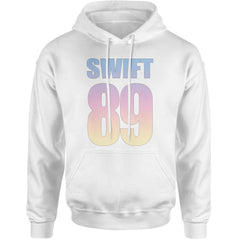 Lover Era Swift 89 Birth Year Music Fan TTPD Adult Hoodie Sweatshirt White