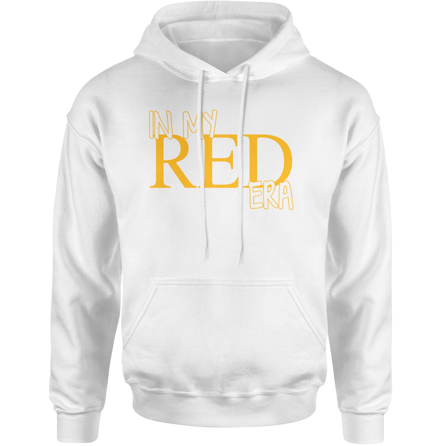 In My Red Era Kansas City Adult Hoodie Sweatshirt White