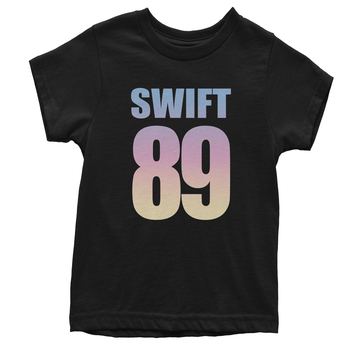 Lover Era Swift 89 Birth Year Music Fan TTPD Youth T-shirt Black