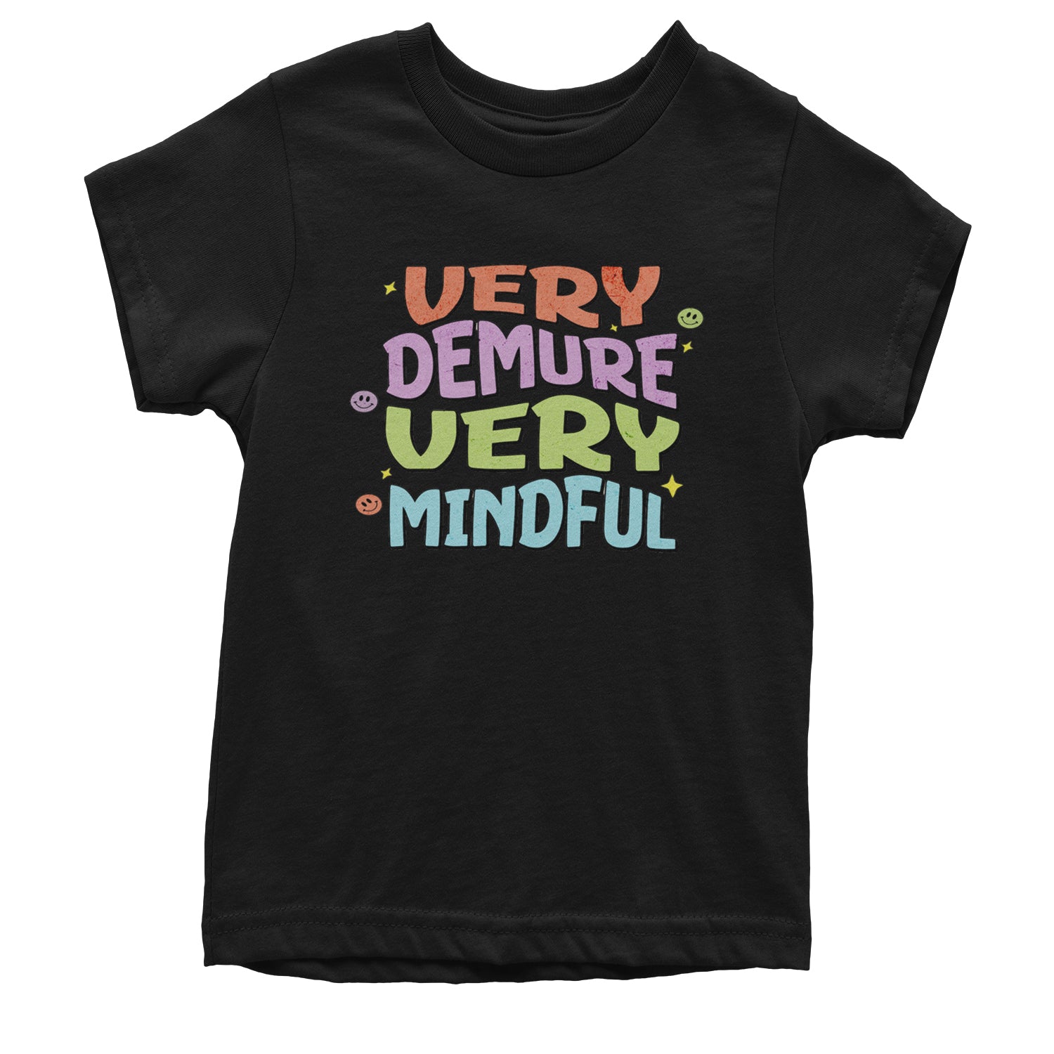 Very Demure, Very Mindful Youth T-shirt Yellow